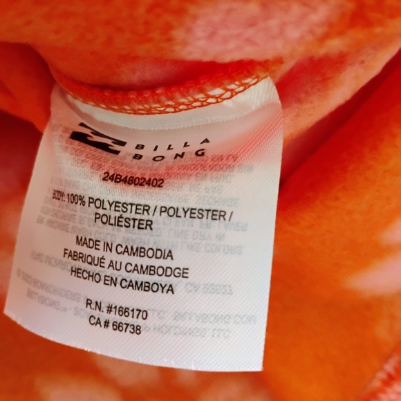 BILLABONG NEW Casual Fling Half Zip Pullover Fleece - Picture 9 of 14